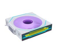 Lian Li UNI Fan SL-Infinity Wireless - Set di 120 ventole wireless di controllo del segnale 2,4 GHz - Ventola ARGB - Doppio specchio Infinity - Basso rumore - Bianco (G99.12SLIN1W1W.in)