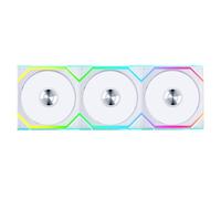 Lian Li UNI FAN SL Wireless ARGB PWM Lüfter, 3er-Pack inkl. Controller - Reverse Blade, 120 mm, weiß