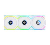 Lian Li UNI FAN SL Wireless LCD 120 Case per computer Ventilatore 12 cm Bianco 3 pz