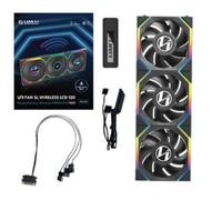 Lian Li UNI FAN SL Wireless LCD 120 Case per computer Ventilatore 12 cm Nero 3 pz