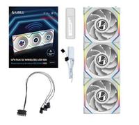Lian Li UNI FAN SL Wireless LCD 120 Reverse Blade Case per computer Ventilatore 12 cm Bianco 3 pz