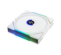 Lian Li UNI Fan TL LCD Wireless 120-Confezione singola (Reverse Blade) - Segnale wireless 2,4 GHz ARGB Fan-Infinity Mirror-Daisy-Chain -Syncing Lighting-Controller non incluso & Necessario - Bianco