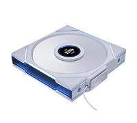 Lian Li UNI FAN TL LCD Wireless Lüfter, ARGB, PWM - Reverse Blade, 140mm, weiß