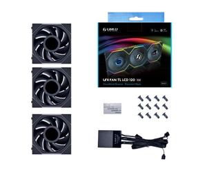 Lian Li UNI FAN TL Ventilatore per PC LCD da 12 cm nero - Nouvo