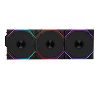 Lian Li UNI FAN TL Ventilatore per PC Wireless 120mm RGB - Confezione da 3 ventole per PC da gioco Nero | Ventole PWM - 26 LED ARGB - Fino a 2.600 RPM - Daisy Chain - Flusso d'aria elevato