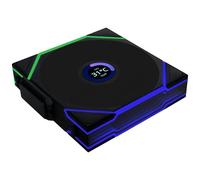 Lian Li UNI FAN TL Wireless LCD L?fter, ARGB, PWM - Reverse Blade, 120mm, schwarz