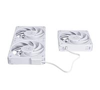 LIAN LI UNI P28120-3W - Ventole P28 120 con regolatore di velocità, colore: Bianco