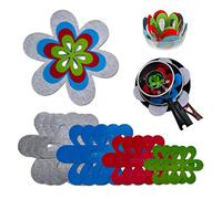 LIANCHEN 12 pezzi Proteggi Pentole Protezioni per Padelle Separatore di Padelle proteggi padelle per la protezione Perfetti per pentole padelle antiaderenti in acciaio inox ghisa ceramica 4 dimensioni