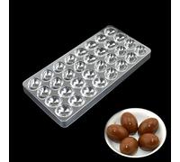 LIANCHEN Stampo per cioccolato | Stampo semisferico per caramelle, in policarbonato, per cioccolato, cubetti di ghiaccio, caramelle
