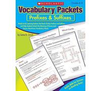 Liane Onish Vocabulary Packets: Prefixes & Suffixes (Tascabile)