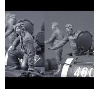 liangcaihua 1/35 Kit modello in resina di soldato sovietico di carro armato della seconda guerra mondiale non verniciato e non assemblato (2 persone, senza carro armato) //l9x4f6