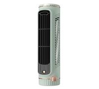 LIANGGM Piccolo Ventilatore, Ventilatore A Torre A 3 Velocità Verticale Orizzontale Senza Lama Portatile Leggero Da Scrivania Compatto,Viaggi(Grün)