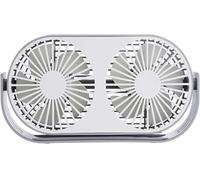 LIANGGM Piccolo Ventilatore, Ventilatore piccolo a 3 velocità Ventilatore personale oscillante a 360° Ventilatore portatile ricaricabile USB Ventilatore da scrivania Compatto,Viaggi(B)