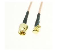 LIANGMEI Qingqing Store SMA. Maschio a. Mcx. Angolo retto Maschio Plug RG316. Cavo trecc RF. Cavo coassiale (Color : 1Pcs 4inch)