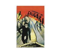 LIANGSHUANG Poster su tela del film horror tedesco del 1920, il gabinetto del dottor Caligari, decorazione artistica da parete, decorazione moderna, 50 x 75 cm