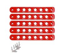 LIANGYIMEI Nero Rosso Accessori Auto Coperchio Maniglia Porta Laterale Esterna Decorazione Ciotola Per Jeep Per Wrangler JK 2007-2017(Red)