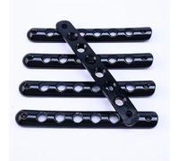 LIANGYIMEI Nero Rosso Accessori Auto Coperchio Maniglia Porta Laterale Esterna Decorazione Ciotola Per Jeep Per Wrangler JK 2007-2017(Black)