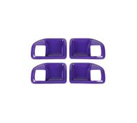 LIANGYIMEI Per Jeep Per Wrangler JK 2011-2017 4 Porte Car Interior Door Handle Bowl Decorazione Cover Trim Adesivi (PURPLE)