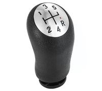 LIANGYIMEI Pomello Leva Cambio Per Renault Per Logan II Per Clio 3 Per Laguna 2 8200379950 8200059575 Pomello Del Cambio A 5 Marce Con Leva (Argento)