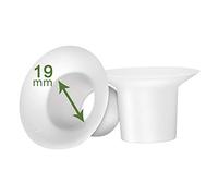 Liangzhi - Inserti flangiati da 19 mm per Medela e Spectra 24 mm per scudi seno Medela Freestyle, Harmony e Sonata per ridurre il tunnel del capezzolo da 24 mm fino a 19 mm; adatto anche a tazze Freemie da 25 mm; 2 pezzi