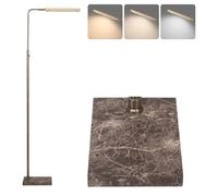 lianheng Moderna lampada da terra a LED con illuminazione dimmerabile e base in marmo, lampada da terra in metallo regolabile in 3 temperature di colore, moderna lampada ad arco per soggiorno e