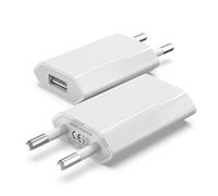 LIANSUM 2 Pezzi Universale Caricatore USB da Muro, 5V 1A Caricabatterie Adattatore Presa Compatibile con i Phone XS Max XR X 8 7 6 6s 5S, I Pad mini, I Pod, Android, Xiaomi, Samsung, Huawei spine usb