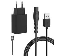 LIANSUM Caricabatterie 5V Compatibile con Philips Norelco Oneblade QP2724 QP2734 QP2720 QP2834 QP2824 MG5910 MG7910 QP1324 MG9510 MG9520 PQ888 PQ889 Caricatore Rasoio con cavo USB
