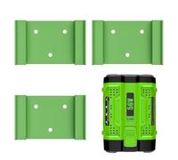 Liantaul Portabatterie per batteria Ego Leaf Blower, per montaggio a parete con gancio per batteria da 56 V, compatibile con Ego Cordless Power, confezione da 4, verde