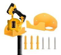 Liantaul Supporto per soffiatore per foglie, montaggio a parete, compatibile con Dewalt DCE100B, tagliabordi, tagliasiepi e utensili elettrici da giardino, per l'organizzazione del garage, confezione