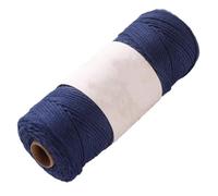 LIANTIAN Cotone Cavo all'Uncinetto di Alta qualità, Cotone Cavo Mercerizzato Resistente, Eccellente Drappeggio, Tridimensionale e Strutturato, Adatto per la Lavorazione a Maglia.(Blue,165/group)