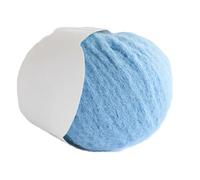 LIANTIAN Filato Che Non perde peli, Filato di Peluche, Confortevole e Delicato sulla Pelle, Leggero ma Caldo, Ottimo per Realizzare Peluche e Accessori.(Blue,50g/Skein)