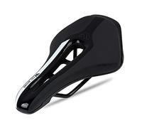 LIANYG Sella Bici Gambe di Biciclette Sedile in Pelle stradali in Acciaio Rails Mountain Bike Morbida Strada MTB Sella della Bici 775 (Color : A Style Black)