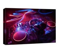 lianyibo 1 pz. Stampa artistica pop art con sassofono jazz in bianco e nero, note musicali, strumento musicale, concerto, artigianato, tela, decorazione 40x60 cm con cornice