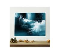 lianyibo 1 stampa su tela di grandi dimensioni Foresta mistica - Arte murale in stile retrò antico per soggiorno e camera da letto (60x80 cm/cornice interna)