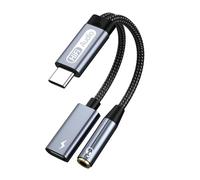 Liaoan Weiyu 3.5mm USB-C adapter, 3.5mm USB-C 2-in-1 female head, and USB C charging port for audio playback and fast charging, suitable for Phone15 Pro Max Plus S21 S22 S23 S24 Ultra.