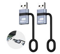 Liaoan Weiyu Adattatore USB a USB C, 2 pezzi, adattatore da tipo C a USB 3.0, trasferimento dati da 5 GB, per i-Phone 16 15 14 Pro Max, i-Pad 10 11...