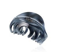 Liasun Clip per capelli grandi da 10,2 cm, in acrilico, con forte potere di presa per capelli per donne e ragazze, per capelli spessi (D-grigio)