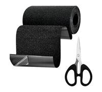 LIAVOP Nastro Riparazione Tessuto Autoadesivo 10 cm x 2 m - Per Sedile Auto, Capote, Tendone, Mobili - Nero, Impermeabile, Lavabile e Ritagliabile Robusto, resistente, antigraffio