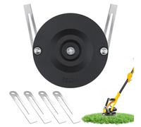 LIAVOP Set di Lame in Metallo per tagliaerba a Batteria. Include Doppio Disco di Taglio + 3 Viti + 6 Lame in Metallo per tagliaerba a Batteria. Lame di Ricambio, Accessori per Tosaerba.