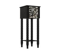 LIBANGRONG-888 Piedistallo per Vasi Contenitore for Ornamenti in Legno di Noce in Stile Francese, con espositore Alto a Doppio cassetto Bonsai Piedistallo
