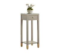 LIBANGRONG-888 Piedistallo per Vasi Portavasi Decorativo Moderno e di Lusso, con cassetto Base espositiva in Legno Doppio Bonsai Piedistallo(Piccolo)