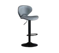 LIBANGRONG-888 Sgabelli Sedia da bar semplice 60-80 cm schienale sollevabile sgabello alto uso domestico sgabello da bar portante sedia da bar Sgabello da bancone della cucina(Grijs)