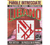 Libano - Parole Intrecciate: Passatempo senza schermo per relax e concentrazione