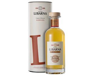 Libarna Grappa di Moscato Barricata Invecchiata 12 Mesi 0,7 l, Astucciato