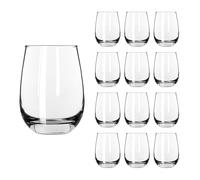 LIBBEY 70264 - Bicchieri da vino "STEMLESS", 451 ml, set da 12 pezzi