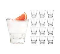 LIBBEY 70520 - Bicchieri da whisky "GALLERY", 259 ml, impilabili, set da 12 pezzi