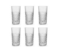 Libbey Bicchiere long drink Carats 410 ml / 41 cl - Set di 6 pezzi - Disegno classico - Motivo retrò