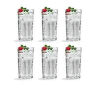 Libbey Bicchiere Radiant Cooler - 470 ml / 47 cl - Set di 6 Pezzi - Design Vintage - Lavabile in Lavastoviglie