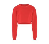 Libbi Felpa da Donna a Maniche Lunghe in 100% Poliestere Girocollo Rosso Estivo Taglia XS Maglia di Tuta