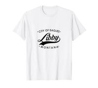 Libby Montana MT City of Eagles per Uomo Donna. Maglietta